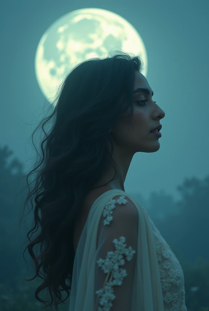 Sara Ali khan in moon without clothes 