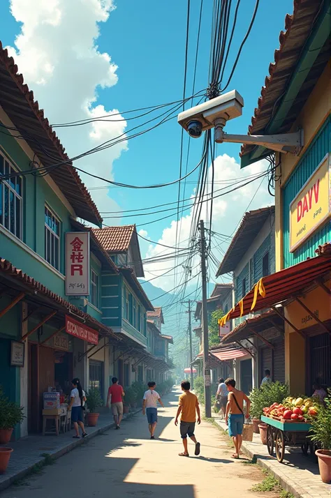 Brgy street with cctv