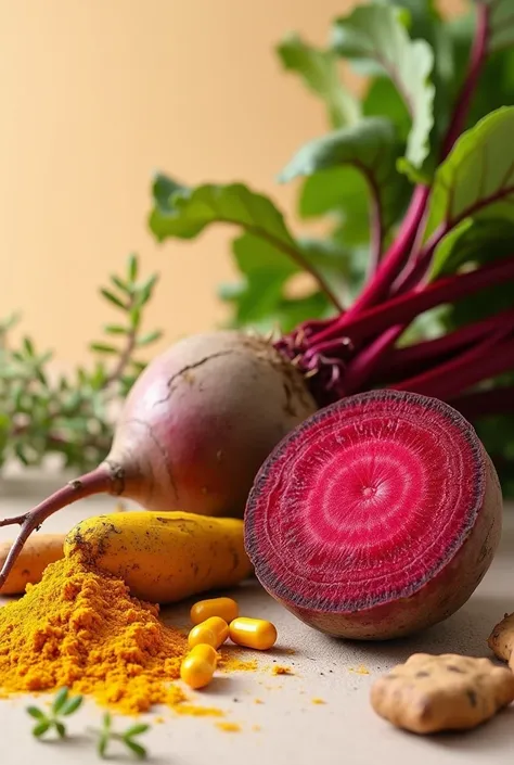 Vitamin E Beets Turmeric