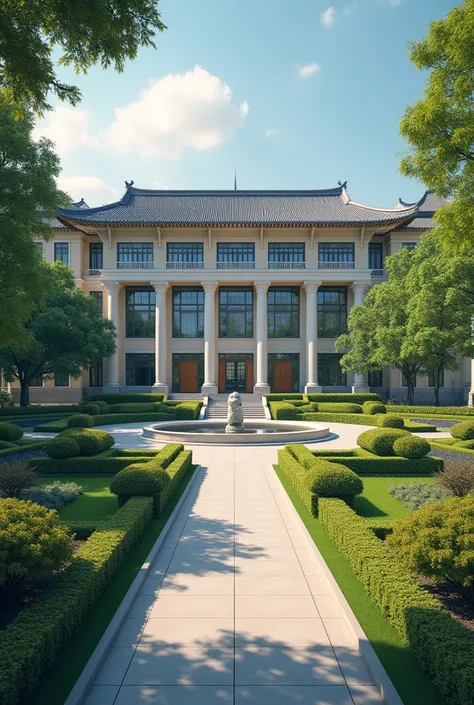 Create a luxury school in South Korea, where only the richest students in Korea study