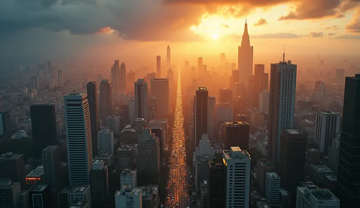 City of Sao Paulo in chaos 