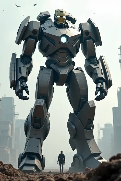 Huge iron man mecha