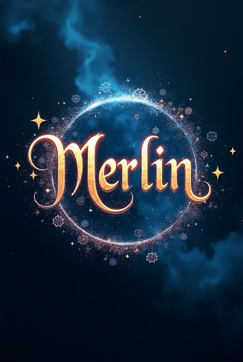 Make a signature for the word "MERLIN"