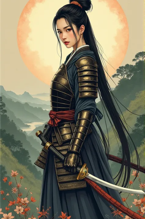 A samurai woman