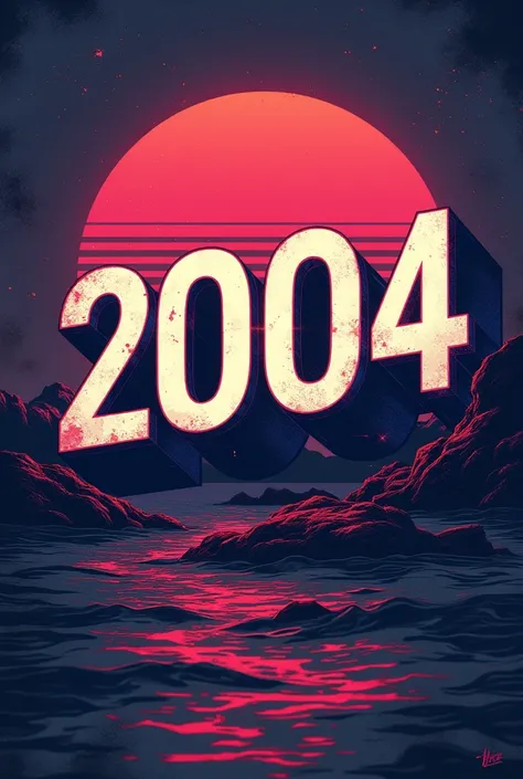 A wallpaper that has the year 2004 as a reference