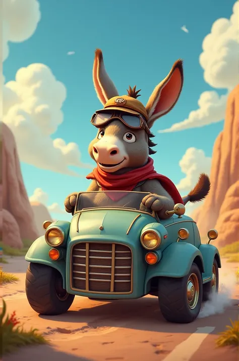 Donkey car driver 