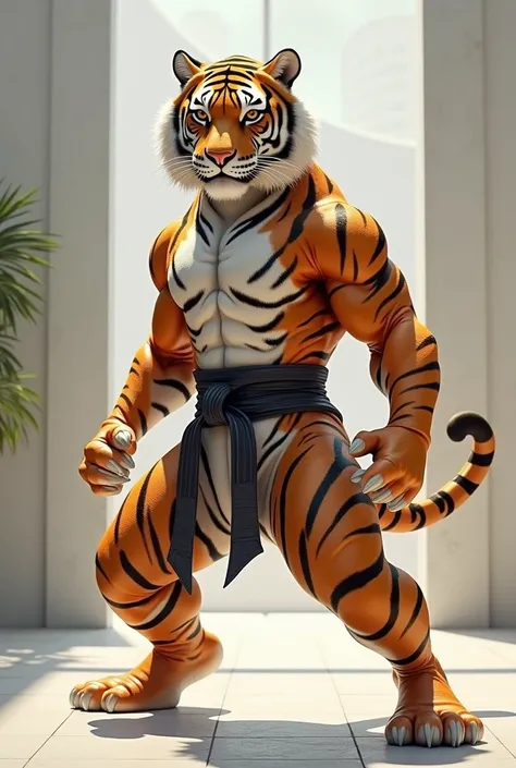 A taekwondo tiger