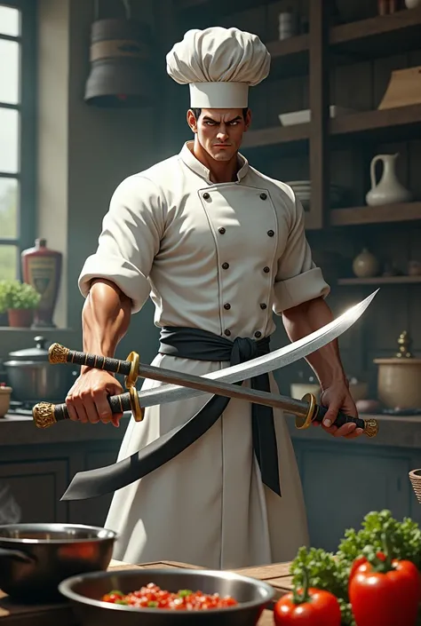 Chef but three sword like zoro in one piece.