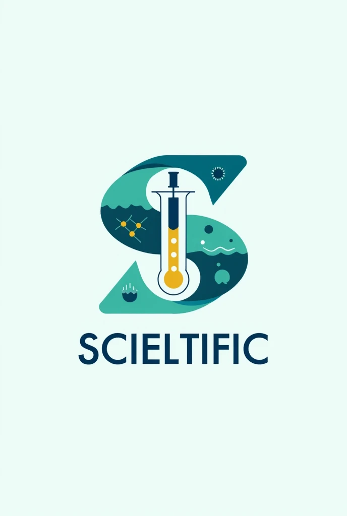 Create a logo we have a committee in student council its name is scientific Committee 
In english  
Make it more asthetic I want to print it on hoddies