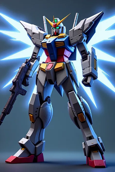 「Quanta Destiny Gundam」
Features：00 Quanta&#39;s twin drive system and quantize ability、It is combined with the Destiny Gundam&#39;s Dragoon System and Wings of Light.。A combination of quantum teleportation and high-mobility beam attack.、Unpredictable comb...