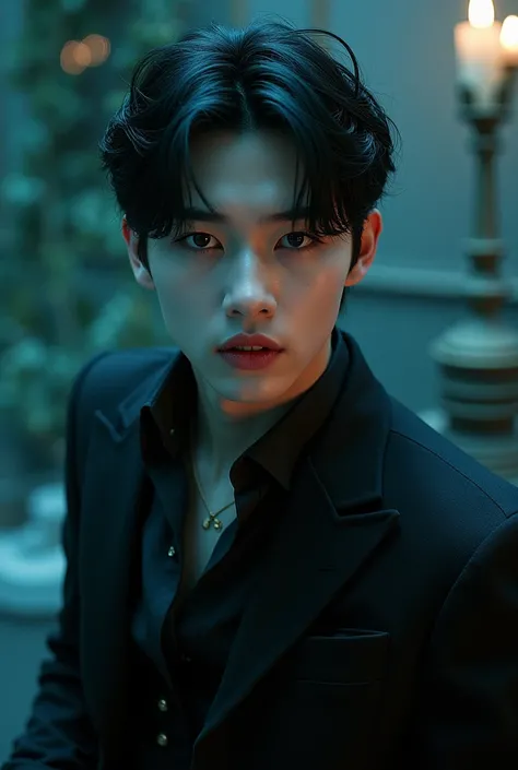 Park jimin as vampire 
