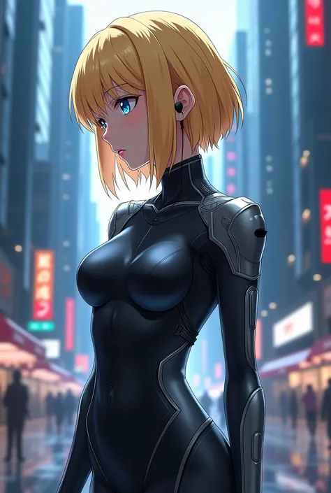 Profile of blonde anime female version of Toru Amuro。