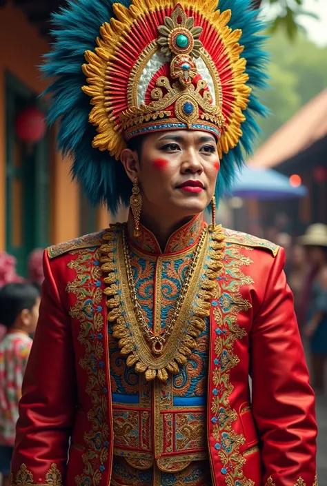 Philippines ethnic attire for male drag queen