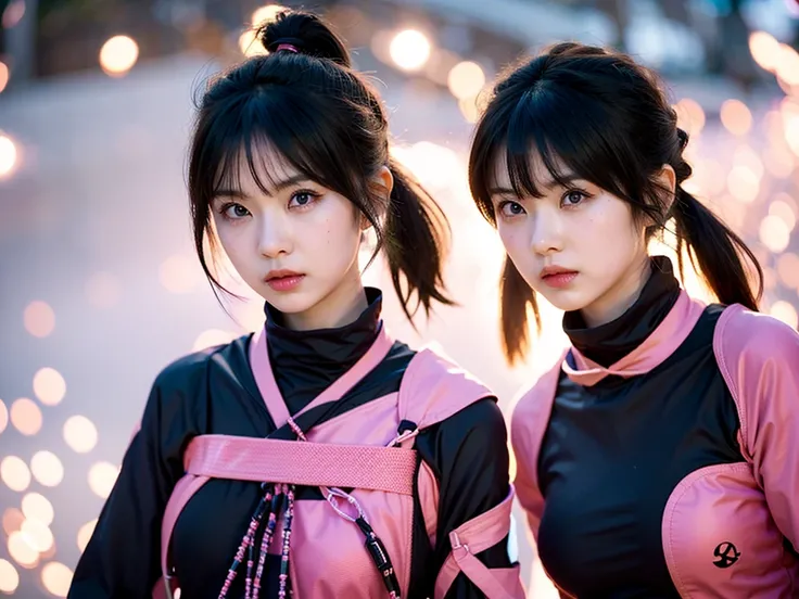 kunoichi clad in aura
