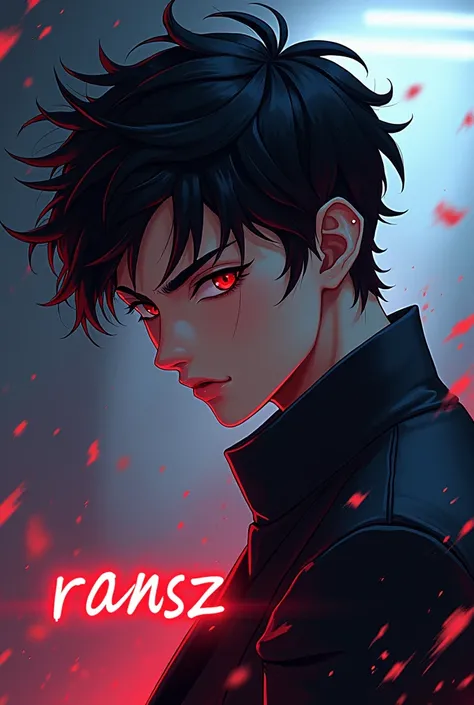 Cool anime profile picture with RANSZ written on it