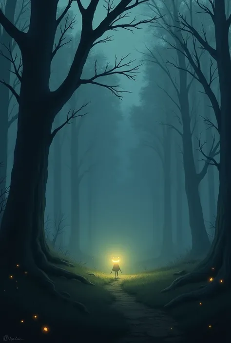 One evening, the forest was unusually quiet. The owls weren’t hooting, and the crickets had stopped chirping. A thick fog rolled in, shrouding the forest in an eerie silence. The other fireflies gathered together, too scared to fly out into the night.But n...