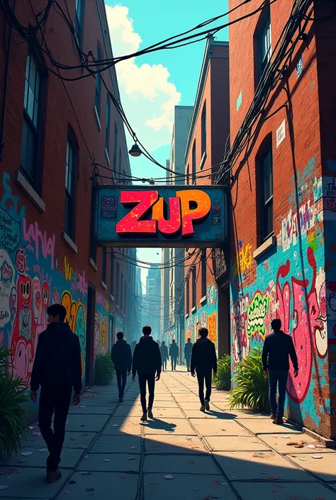 put the word zup alley 