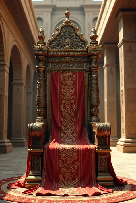 The throne of Queen Bilqis. The civilization of Saba in Yemen. In the past, in a beautiful way, with cinematic photography and color that indicates the ancient heritage.