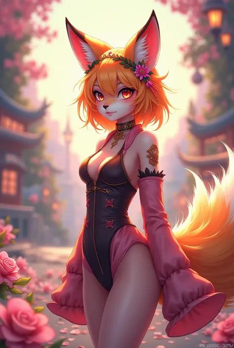 Name a anthro female fox kei
