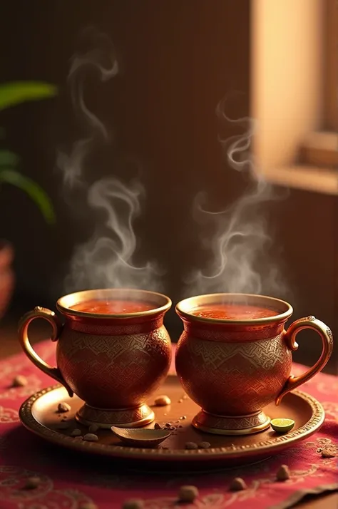 2 cup chai images 
