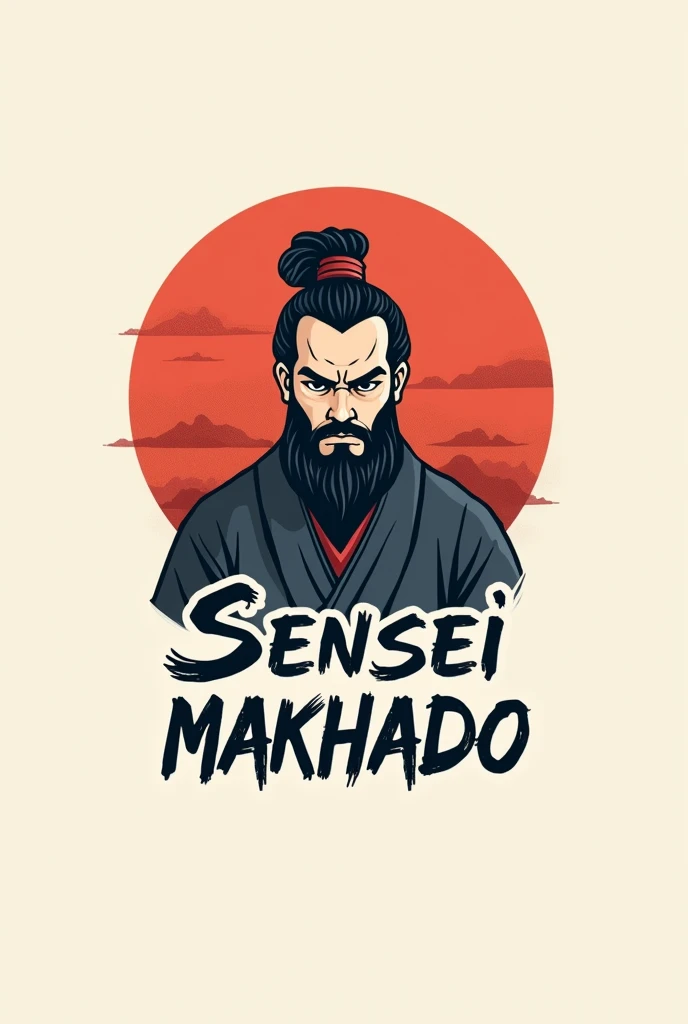 Logo for a forex trader with a title of Sensei Makhado 