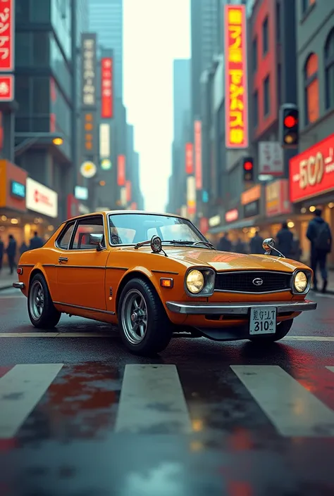 Datsun ready go car on street
