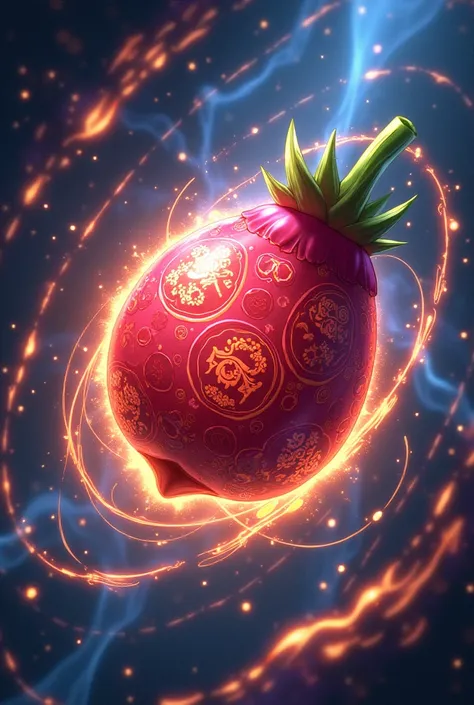 Pouvez-vous me créer un fruit du demon comme dans One Piece sur le thème du One for All de l’anime My Hero Academia, je veux cette image en version animation japonaise