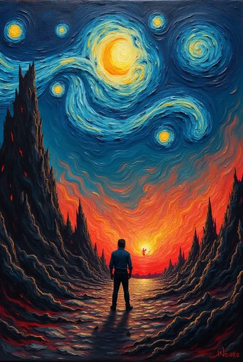 Starry night on hell
