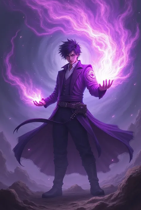 Gojo satoru using is 200percent hollowpurple