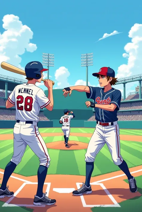 Anime　baseball　low length　