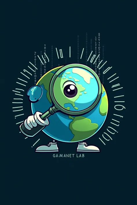 You can create a logo for a cell phone repair lab, its name is GAMA.NET its slogan A WORLD WITHIN YOUR REACH that the logo is cartoonish and includes the planet in the form of a microscope remember that you must use something from the matrix with binary nu...