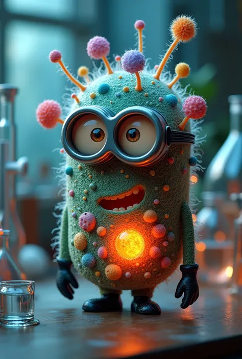 make a minion that is made out of different kinds of cells 