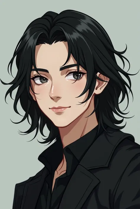 Sky is a young man with a distinctive and charming appearance. He has fairly long black hair that falls naturally. His face has sharp lines, making him look handsome and charming. His eyes are sharp and deep, filled with depth and mystery, which attracts t...