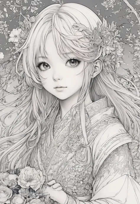 Anime Line Art、so beautiful