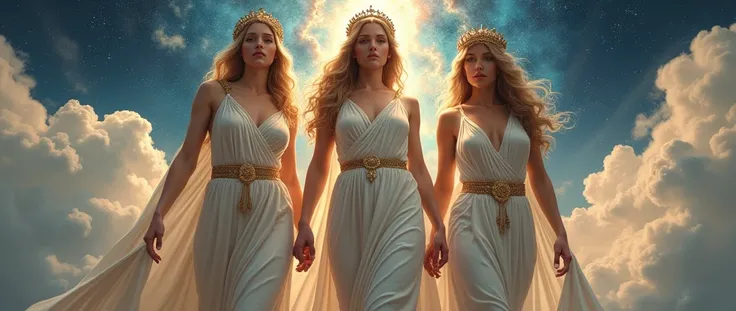 The very beautiful goddess Hera, Venus, Athena, whole body