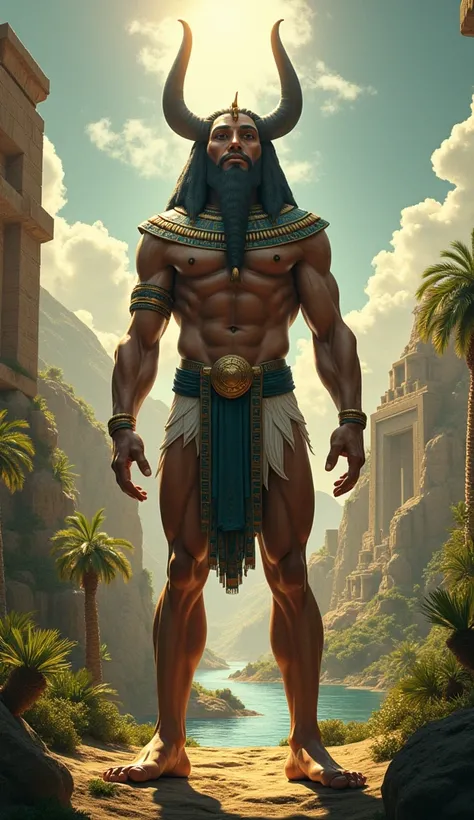 Egyptian god with big dick