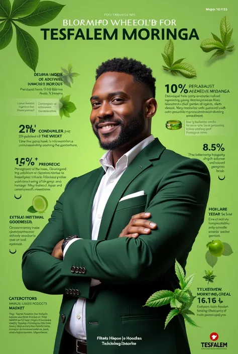 Big advertising company advertising Tesfalem moringa brand