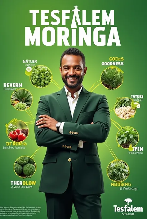 Big advertising company advertising Tesfalem moringa brand