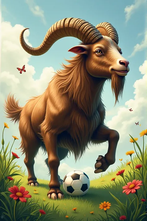 Messi as a goat