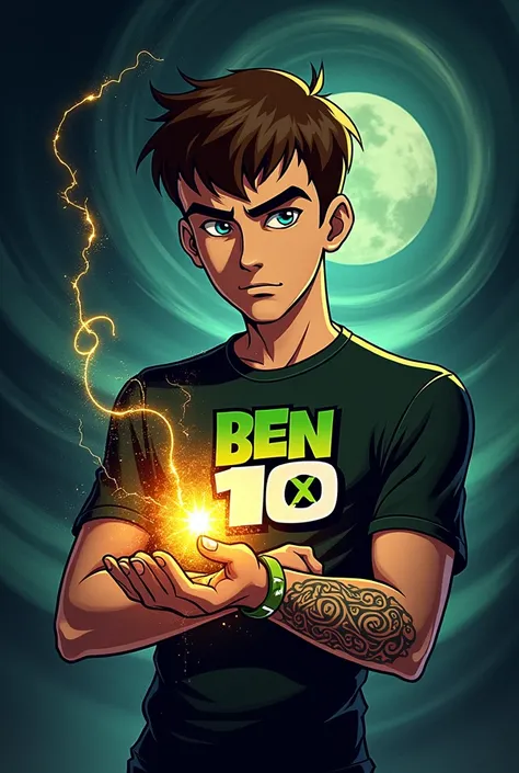 Epic and Serious Ben 10 Tattoo Idea