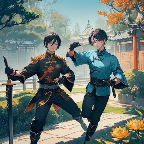 (masterpiece), (best high quality image), (very good detailed image), (very good detailed character), (simple background), (very detailed textures), (carefully detailed and textures, character alone), (full body)
{{((40 years old chinese prince:((chinese s...