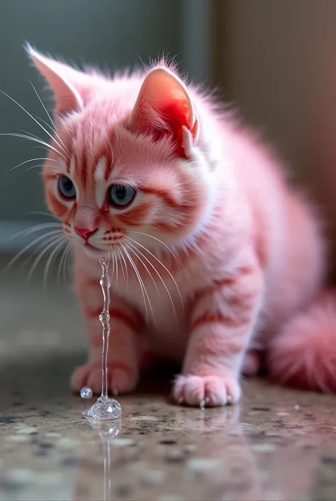 Water is leaking from my pink pussy
