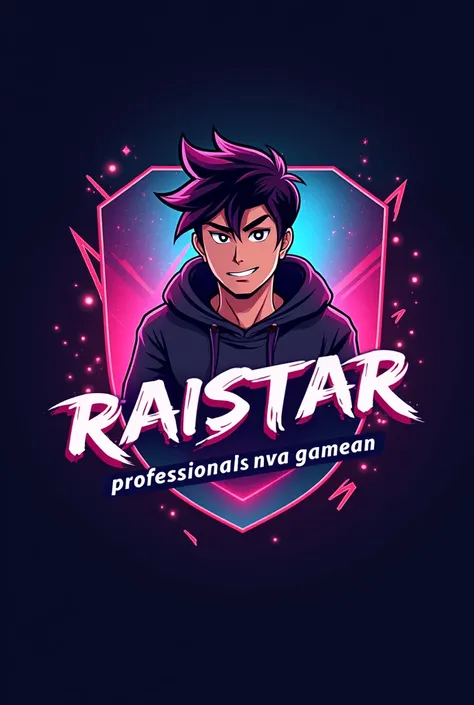 ((best quality)) raistar gamer youtube channel logo