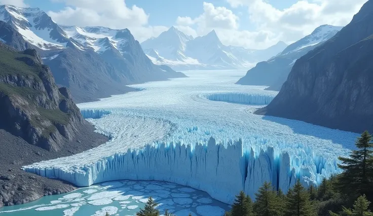 MELTING OF PLANET EARTH&#39;S GLACIERS