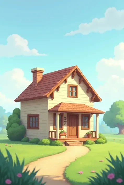 An easy house to draw 
