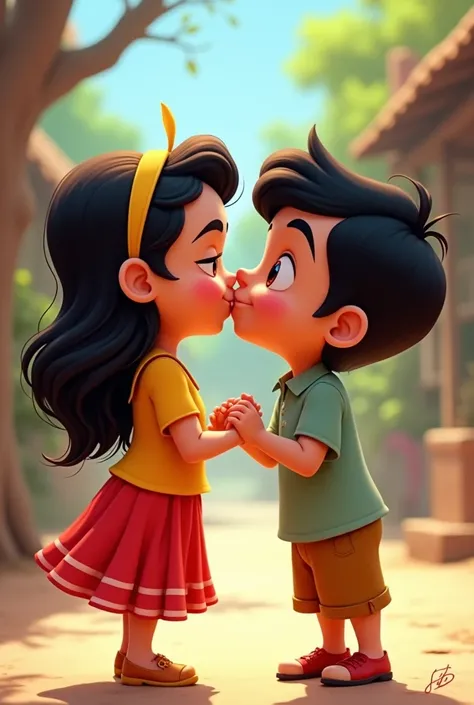 Chutki kiss choota bheem
