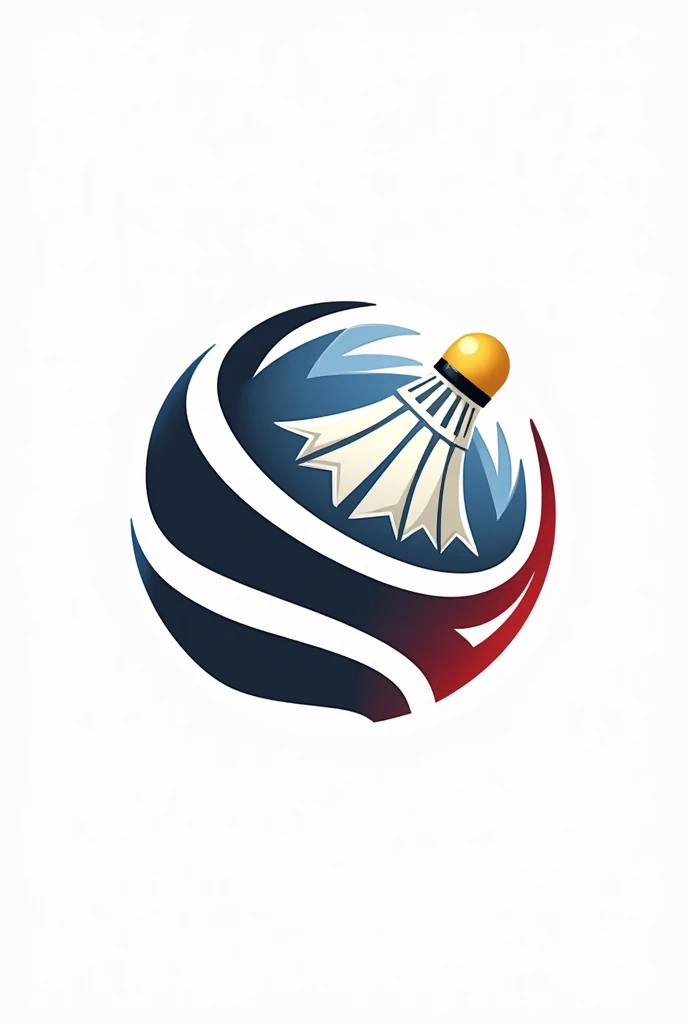 Logo for Badminton game that represents all components of badminton