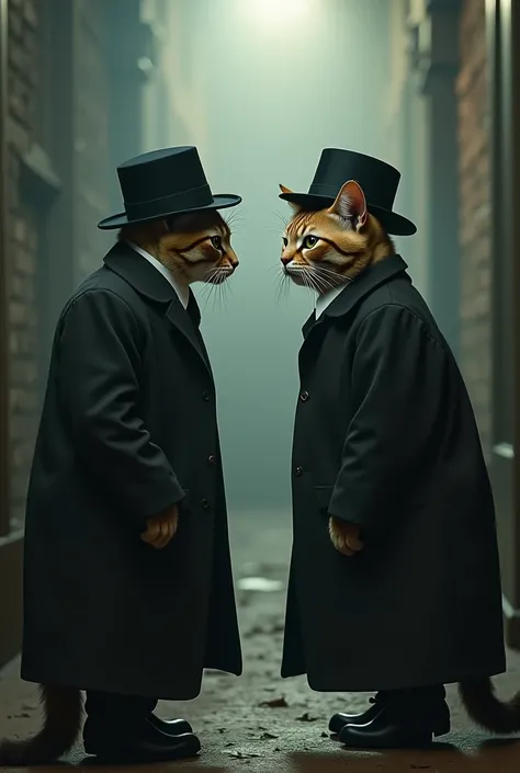 1 hitler cat, 2 Orthodox Jewish cats 
