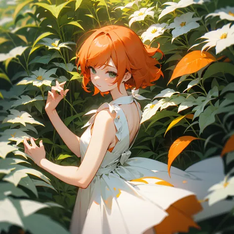 Herbs、Orange Haired、White dress, I can&#39;t see your face、