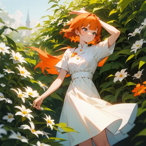 Herbs、Orange Haired、White dress, I can&#39;t see your face、